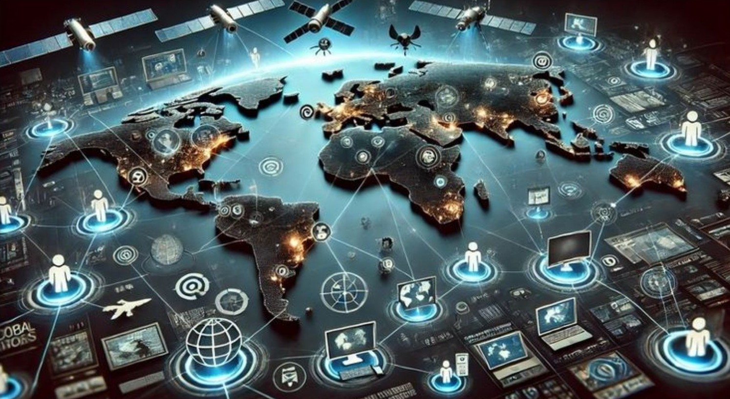 everything is connected with the internet