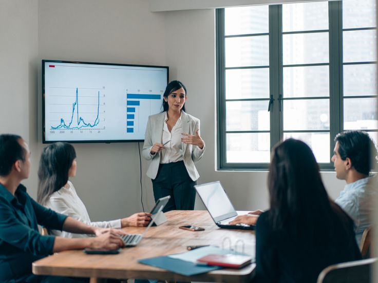 board members discussing new data