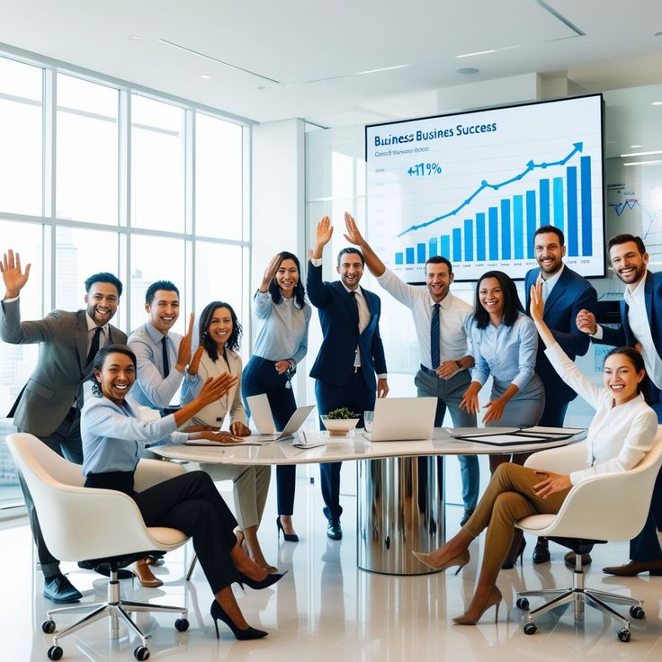 group of people having fun